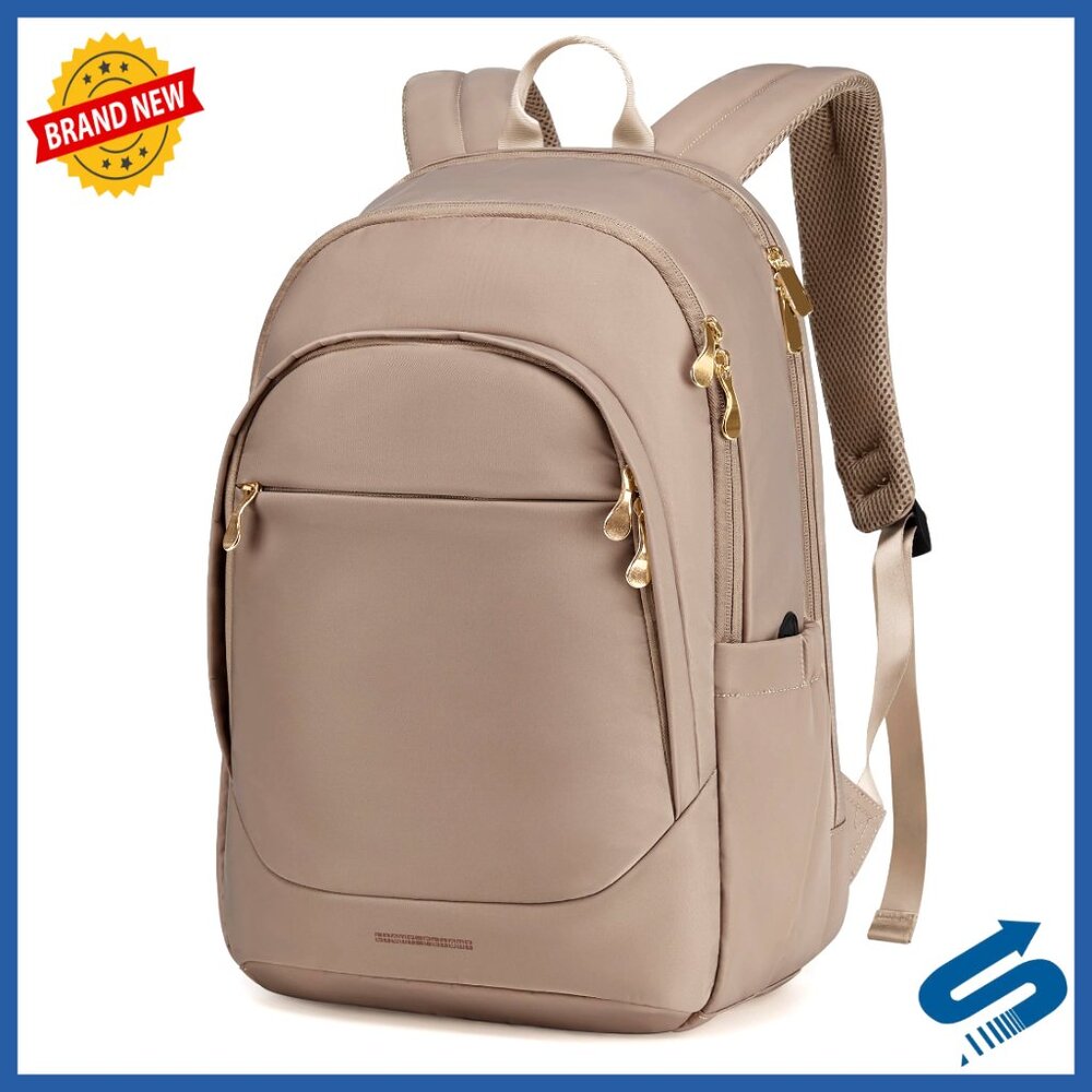 Travel Laptop Backpack With Usb Charging Water Resistant College Bookbag Minimal